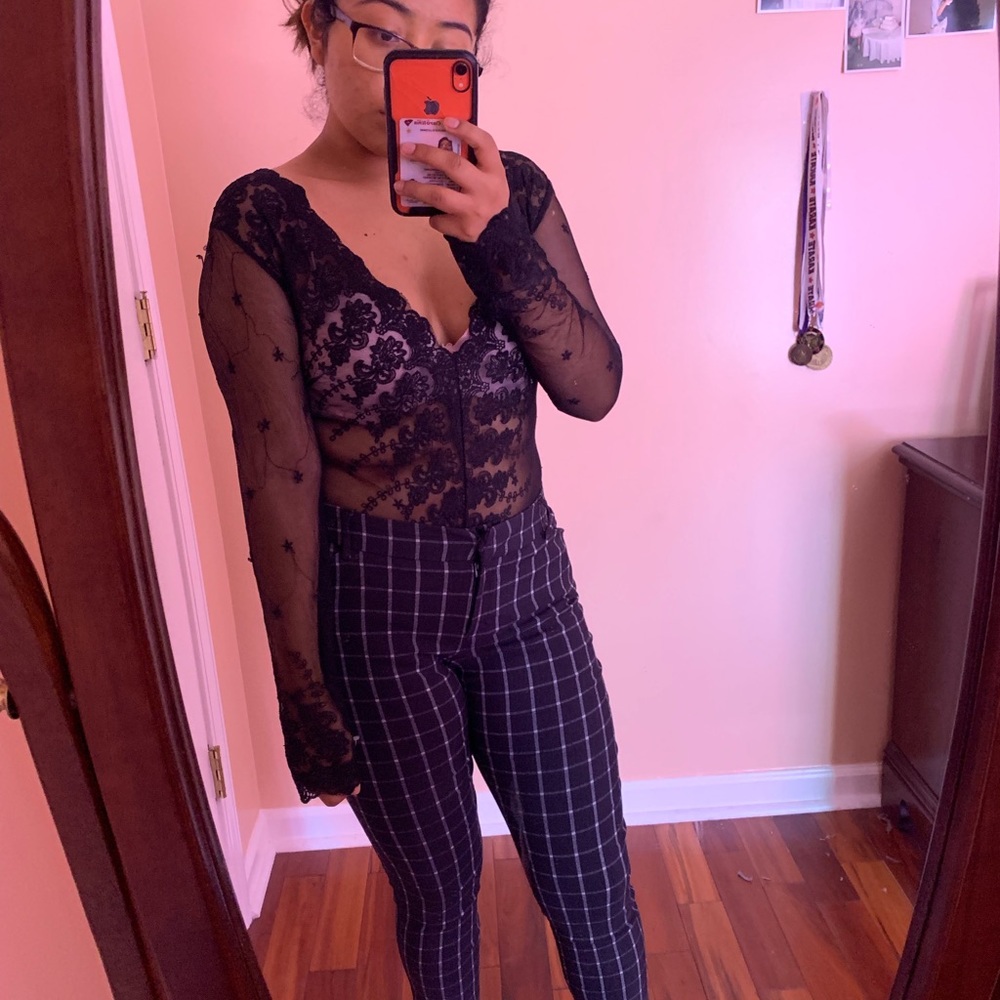 LACE BODYSUIT ONLY WORN ONCE!!